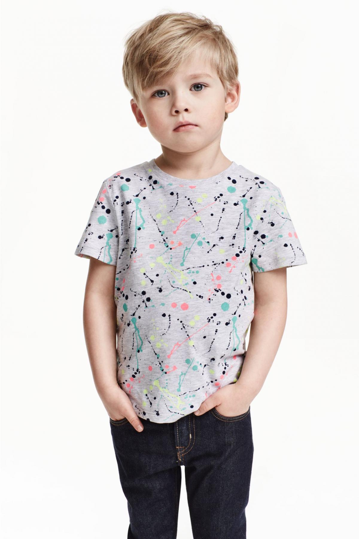 

Футболка H&M 98-104 (2-4y) Серая (4960-0340429004)