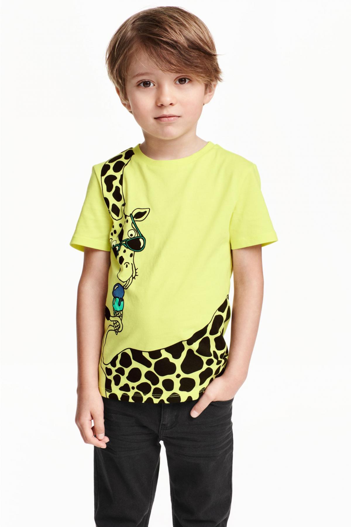 

Футболка H&M 122-128 (6-8y) Желтая (4963-0340429002)