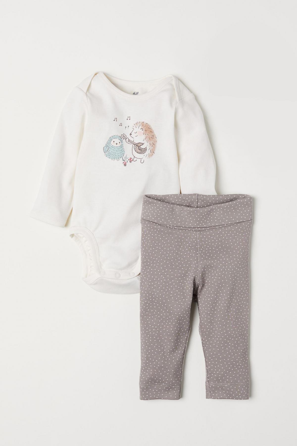 

Комплект H&M 68 (4-6m) Белый (5345-06244450132)