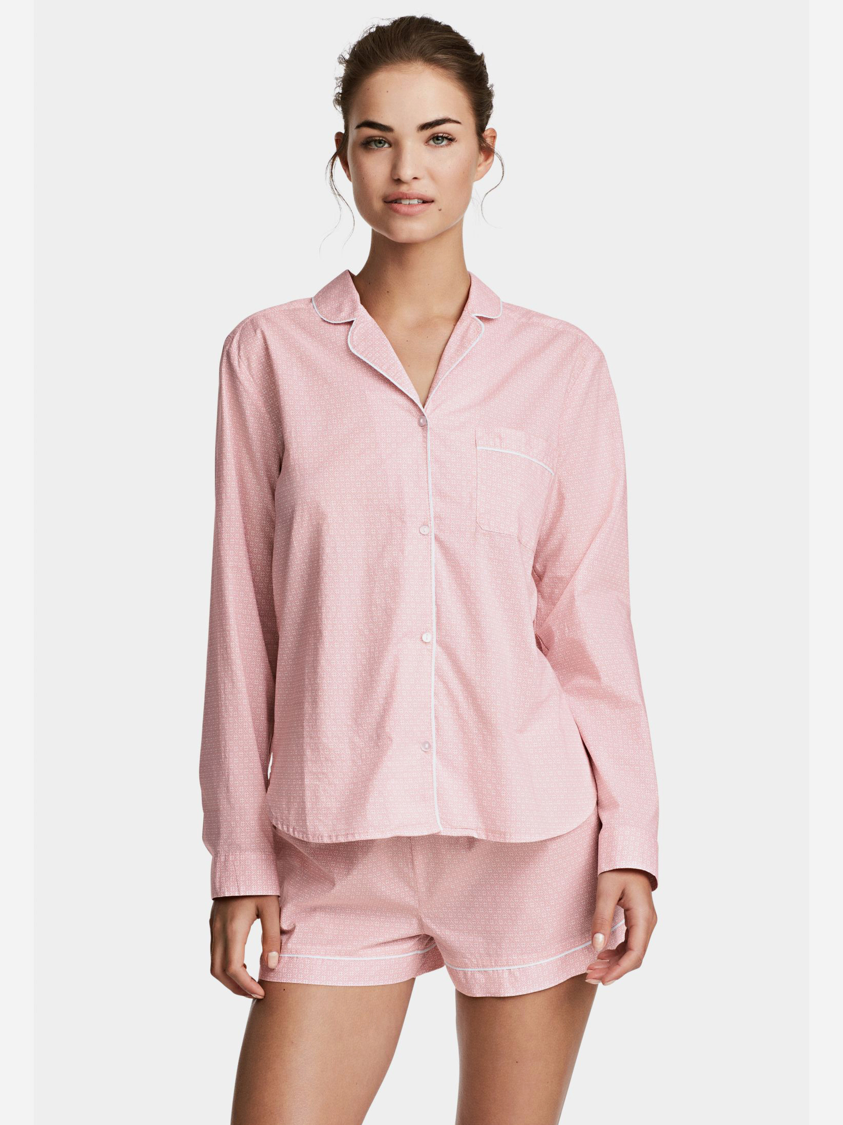 

Шорты пижамные H&M 0211143-7 L Розовые