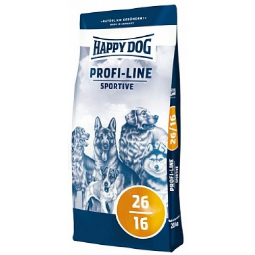 

Сухой корм HAPPY DOG Profi-Line Sportive для собак в период активных тренировок, 20 кг