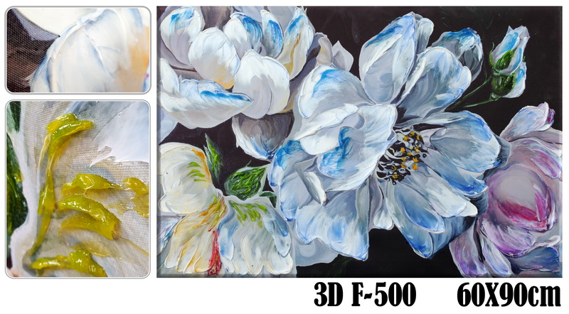 

Картина на холсте 3D SvitArt F-500 60х90 см