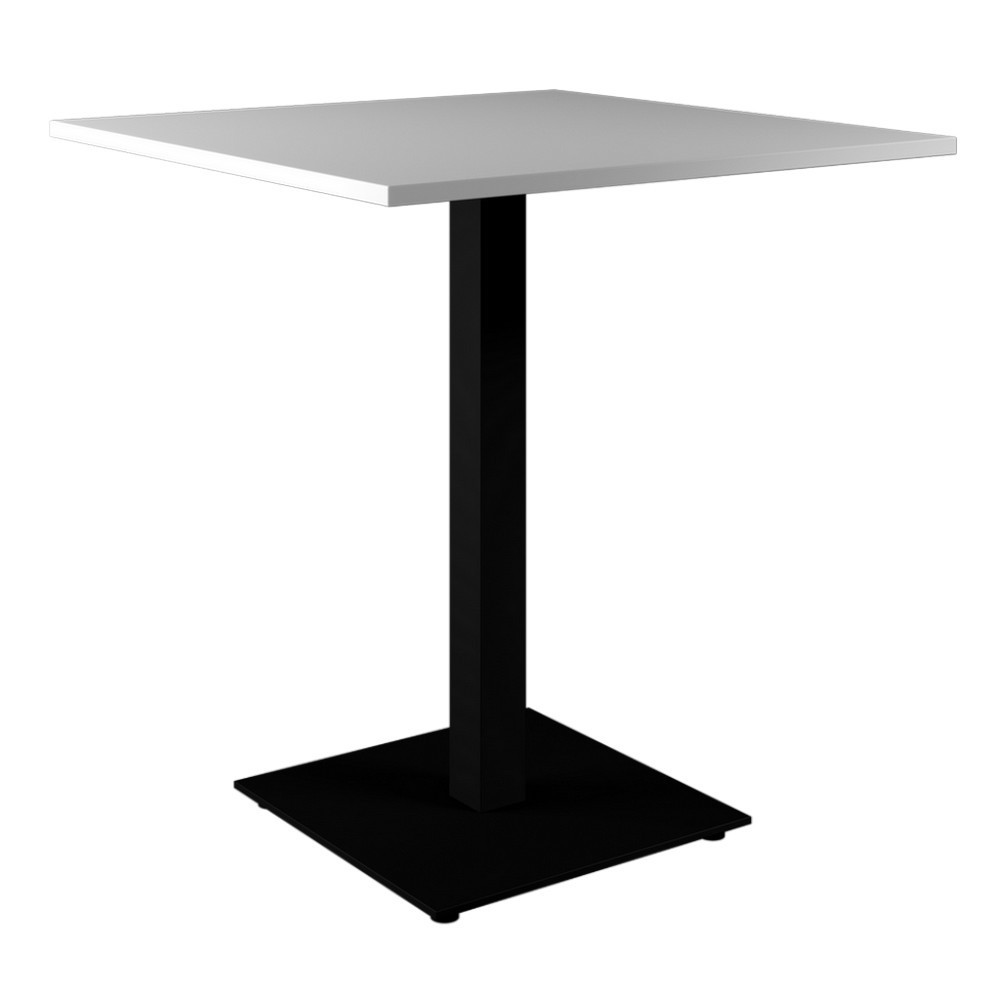 

Обеденный стол Uno table черный ДСП белый (700х700х743 мм)