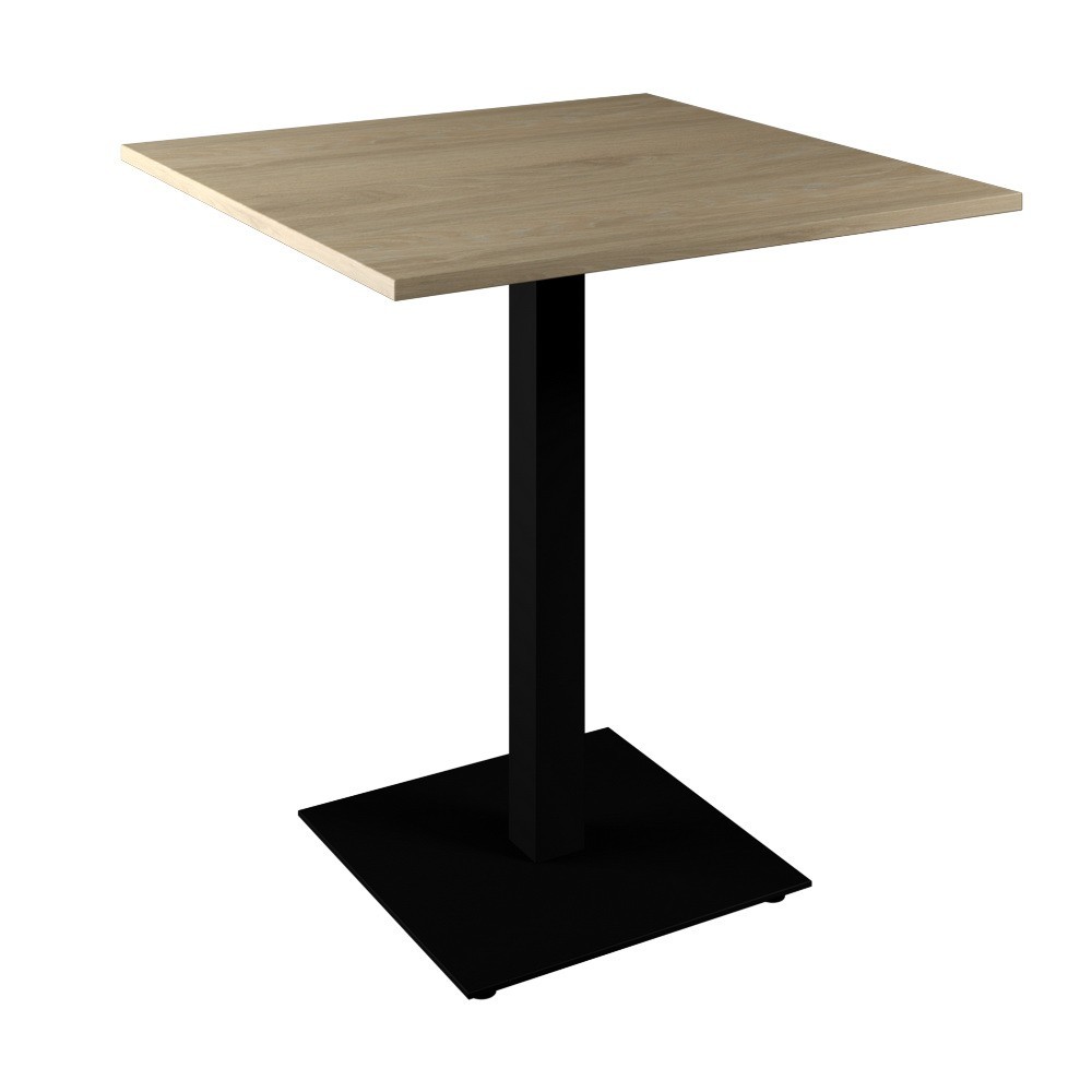 

Обеденный стол Uno table черный ДСП натуральный (800х800х743 мм)
