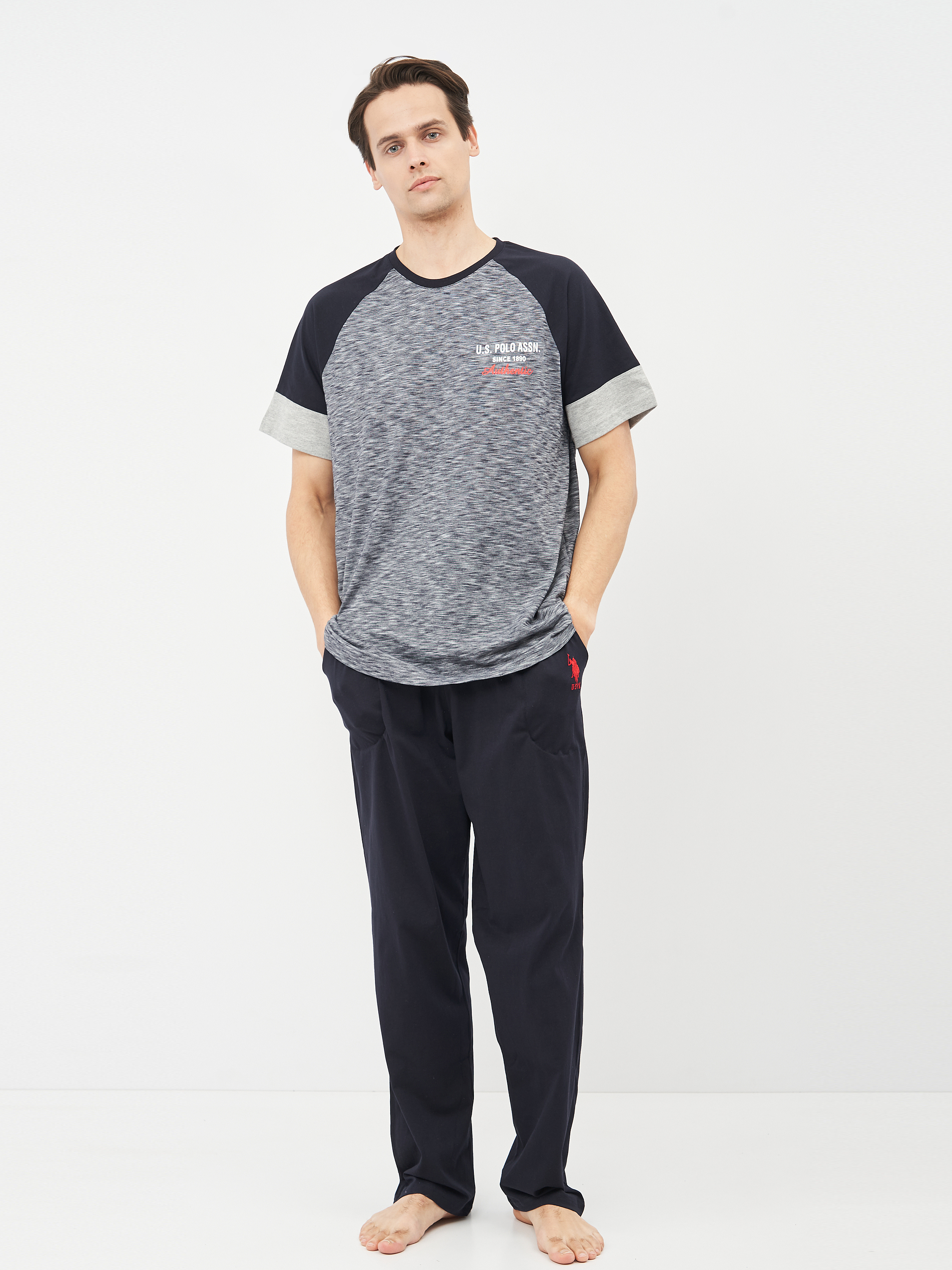 

Пижама U.S. Polo Assn 18434  Navy, Пижама U.S. Polo Assn 18434 M Navy
