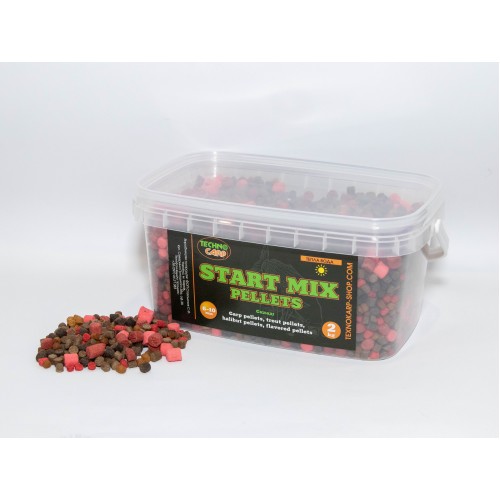 

Пеллетс Технокарп Start Pellets Mix 6-10mm теплая вода 2кг