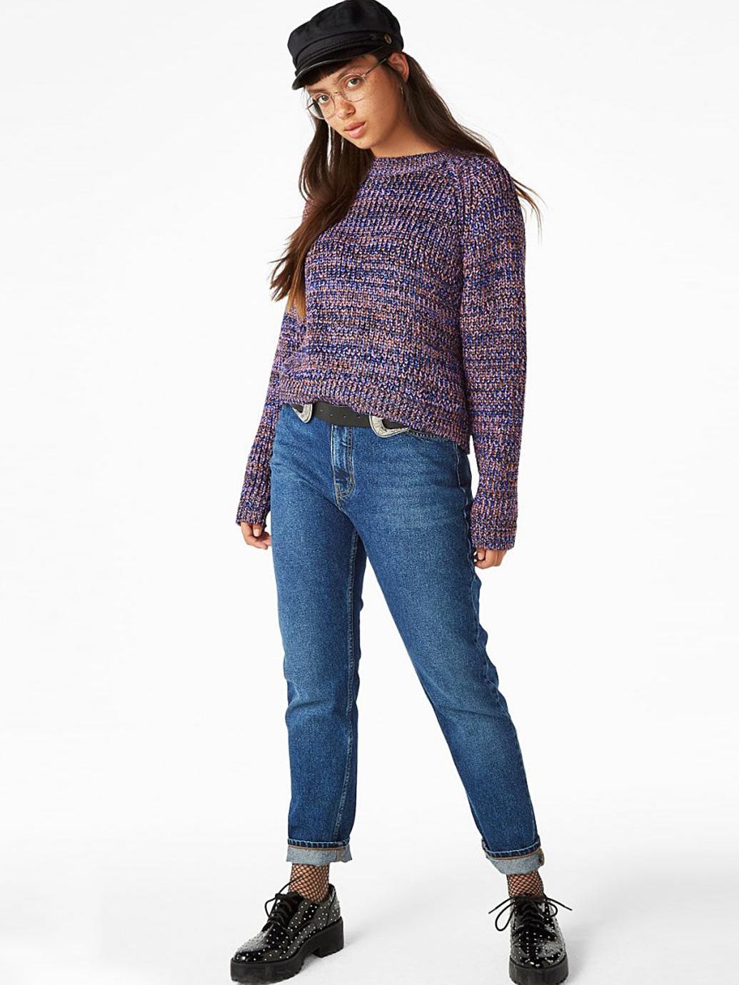 

Джемпер Monki 501665003a45 M Фиолетовый