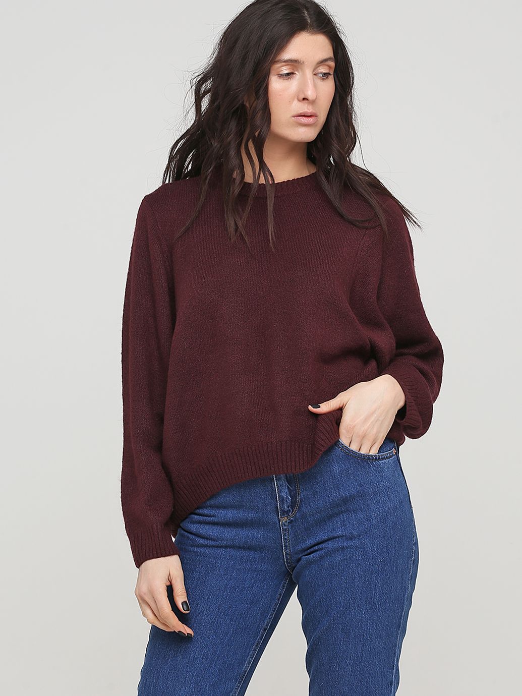 

Джемпер Monki 507108003s78 S Баклажановый