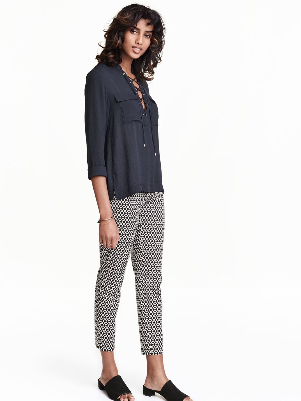 

Брюки H&M 37410723a84 34 Черные