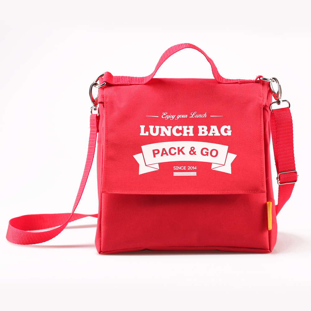 

Термосумка Lunch Bag (Ланч Бег) Pack and Go "Lunch Bag L+" красный (LB107)