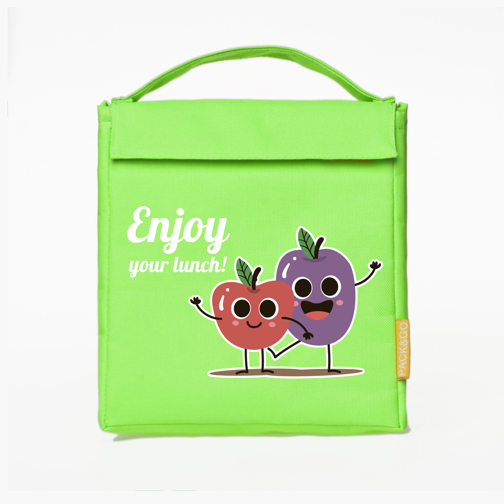 

Термосумка Lunch Bag (Ланч Бег) Pack and Go "Lunch bag Kids" салатовый (LB901)