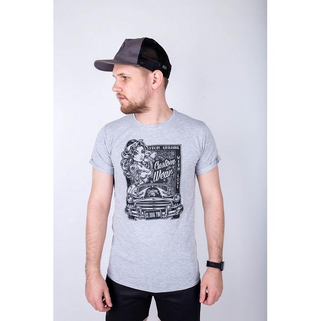 

Футболка Custom Wear Old School Long grey XS