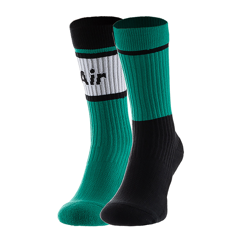 

Шкарпетки Nike U SNKR SOX CRW 2PR-NK AIR 1978 38-42р чорно зелені 2 шт.