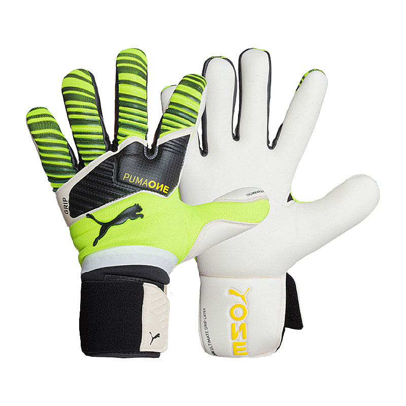 

Рукавиці воротарські Puma One Grip 1 Hybrid Pro 8р салатовий з чорним