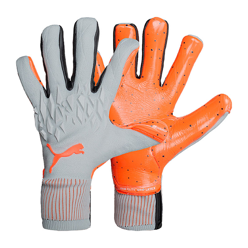 

Рукавиці воротарські Puma GRIP 19.1 GK GLOVES 8.5р білі з оранжевим