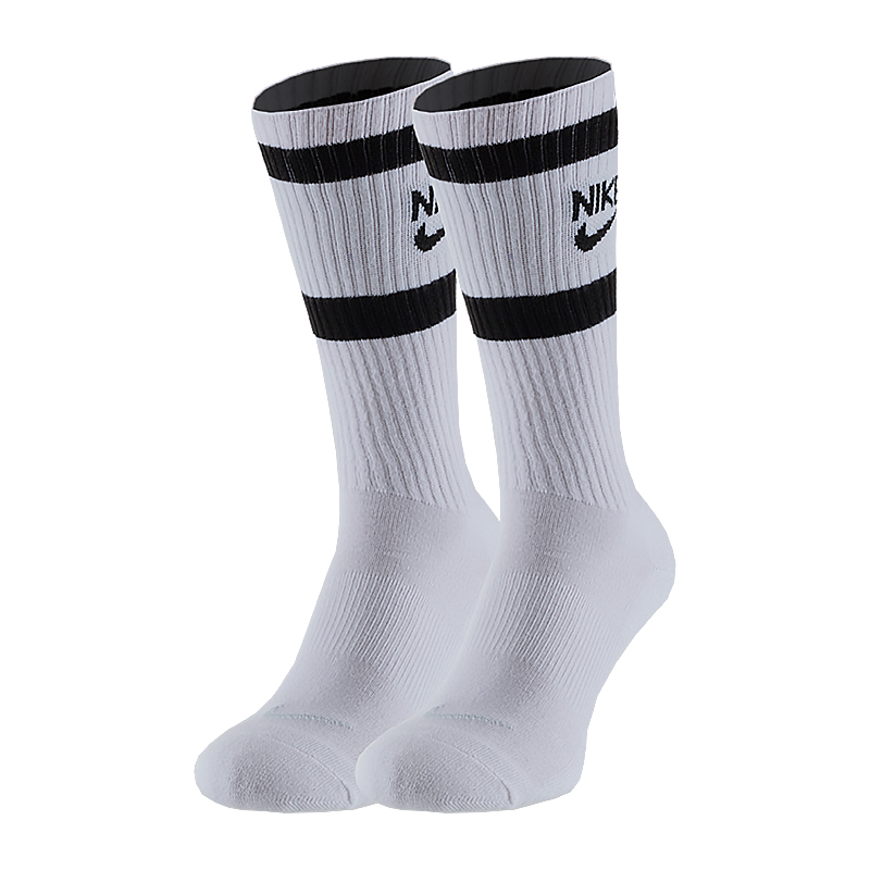 

Шкарпетки Nike U NK HERITAGE CREW 2PR black logo 38-42р білі