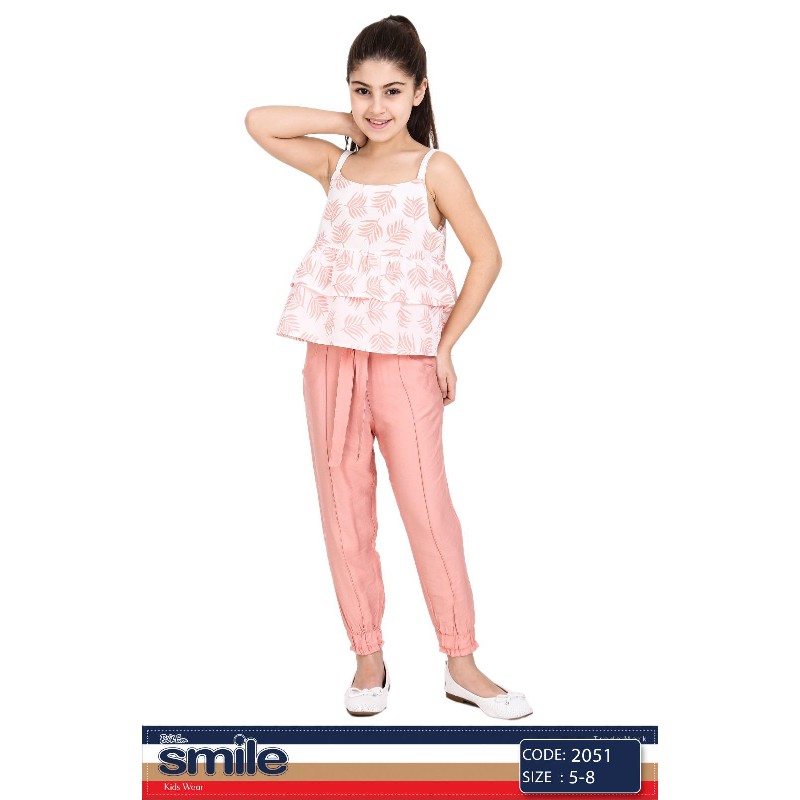 

Блуза + Брюки для девочки SMILE 2051 110 см персиковый