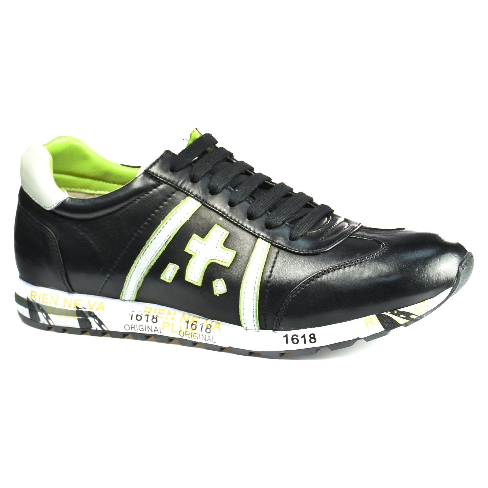 

Кроссовки Vitto Rossi 4503-40 Черно-зеленый с белым