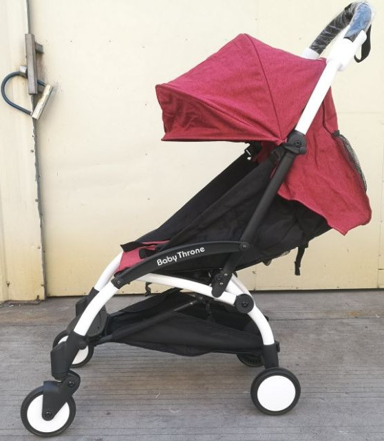 

Прогулочная коляска Baby Throne с облегчённой, прочной рамой. Вес 5,8 кг. Бордовый