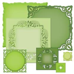 

Набор ножей для вырубки Spellbinders Adorning Squares (879216018594)