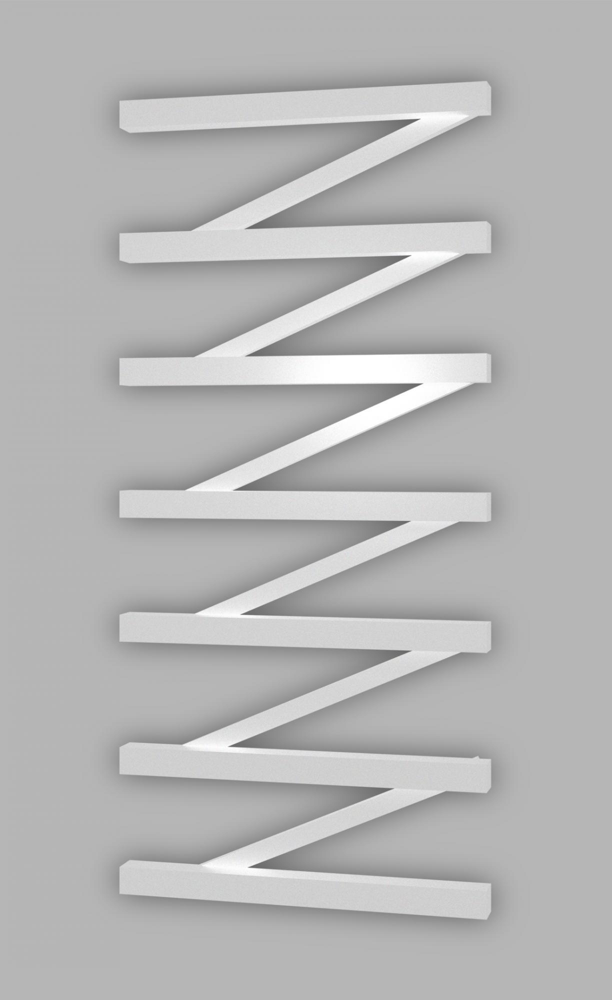 

Электрический полотенцесушитель Genesis-Aqua ZigZag 100x53 см, белый
