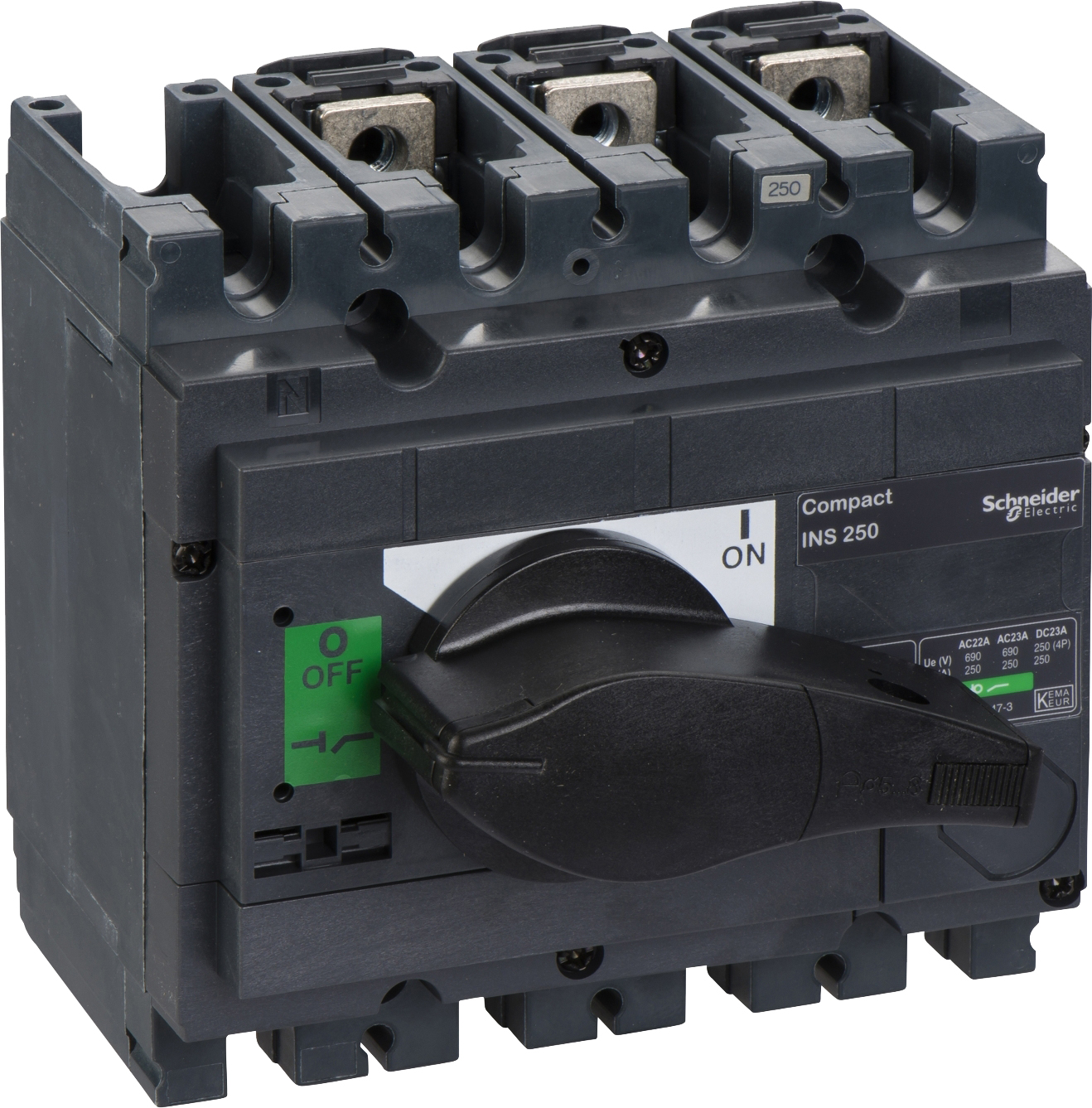 

Вимикач-роз'єднувач Schneider Electric INS250 3P 250 А
