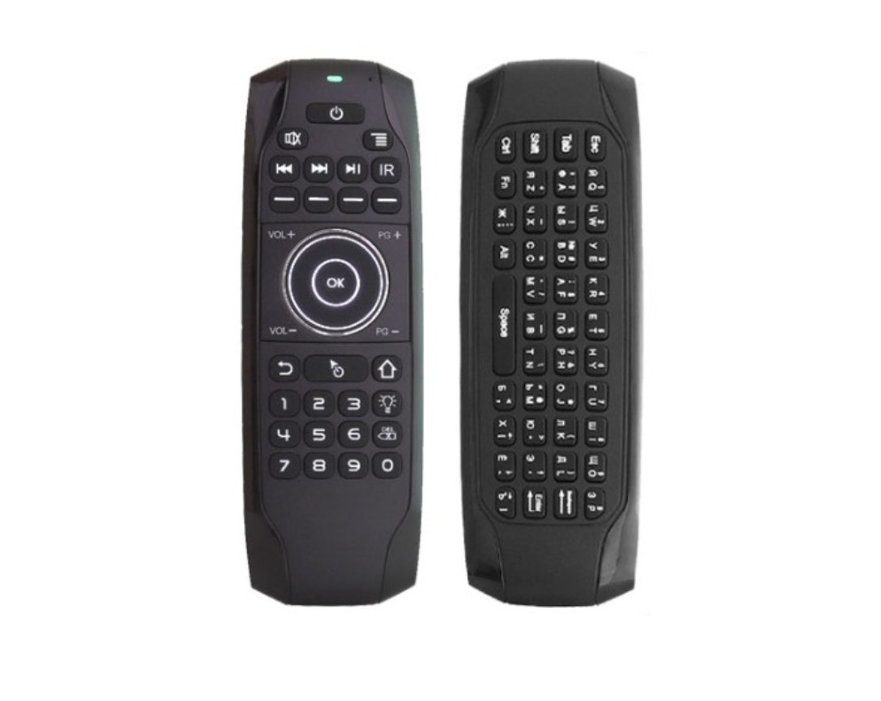 

Пульт Air Mouse G7 Black клавиатура с гироскопом и подсветкой