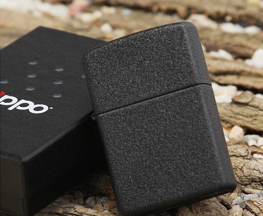 

Зажигалка Zippo BLACK CRACKLE (236)