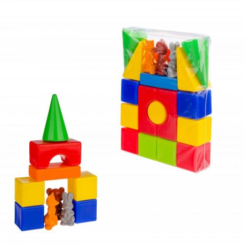 

Конструктор "Теремок", 20 деталей Colorplast. 36586