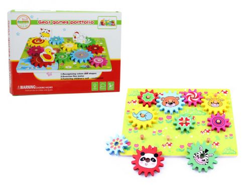 

Деревянные шестерёнки "Дикие животные" JIADIHONG. 36257