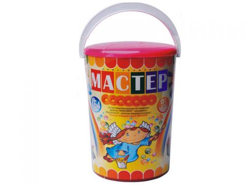 

Конструктор "Мастер", 93 элемента (в ведёрке) Максимус. 36564