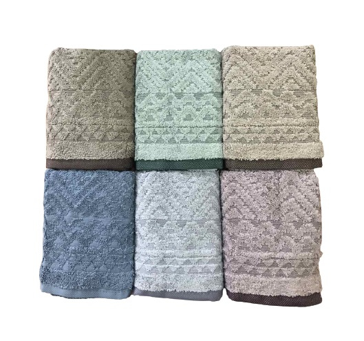 

Набор махровых полотенец Sikel жаккард Melina 50*90 6 шт (ts-6001797)