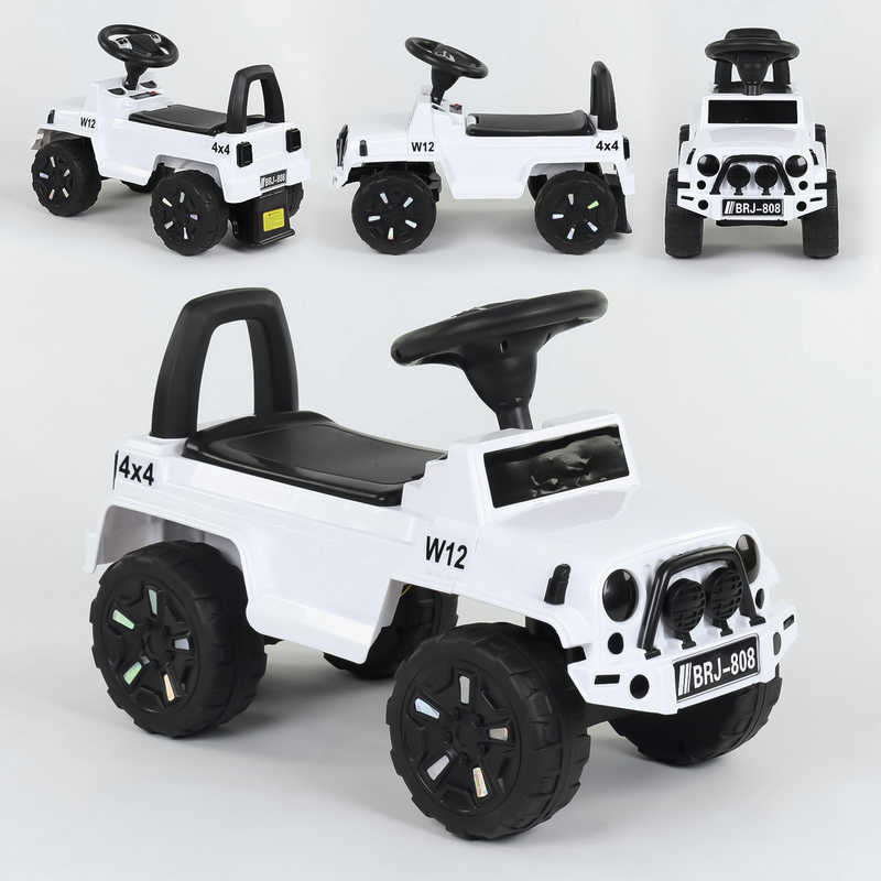 

Машина-Толокар JOY световые эффекты, багажник, белый 808 G-8005 (4)