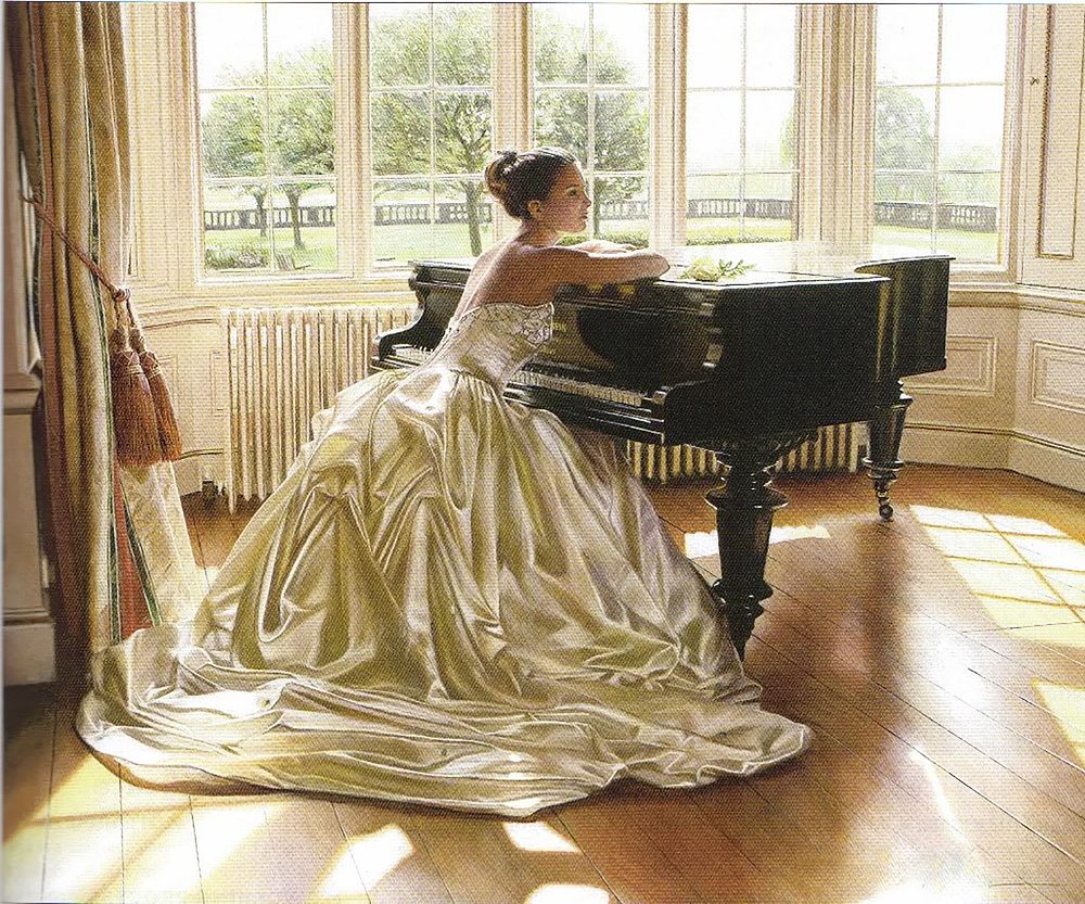 

Набор алмазной вышивки "За роялем". Художник Rob Hefferan