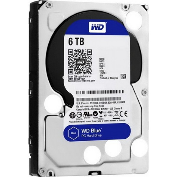 

HDD SATA 6.0TB WD Blue 5400rpm 256MB (WD60EZAZ)