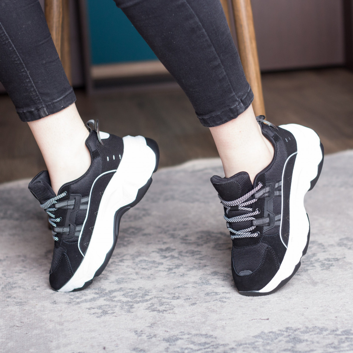 

Кроссовки женские Shoes Westie 2675 40 размер 25 см Черный