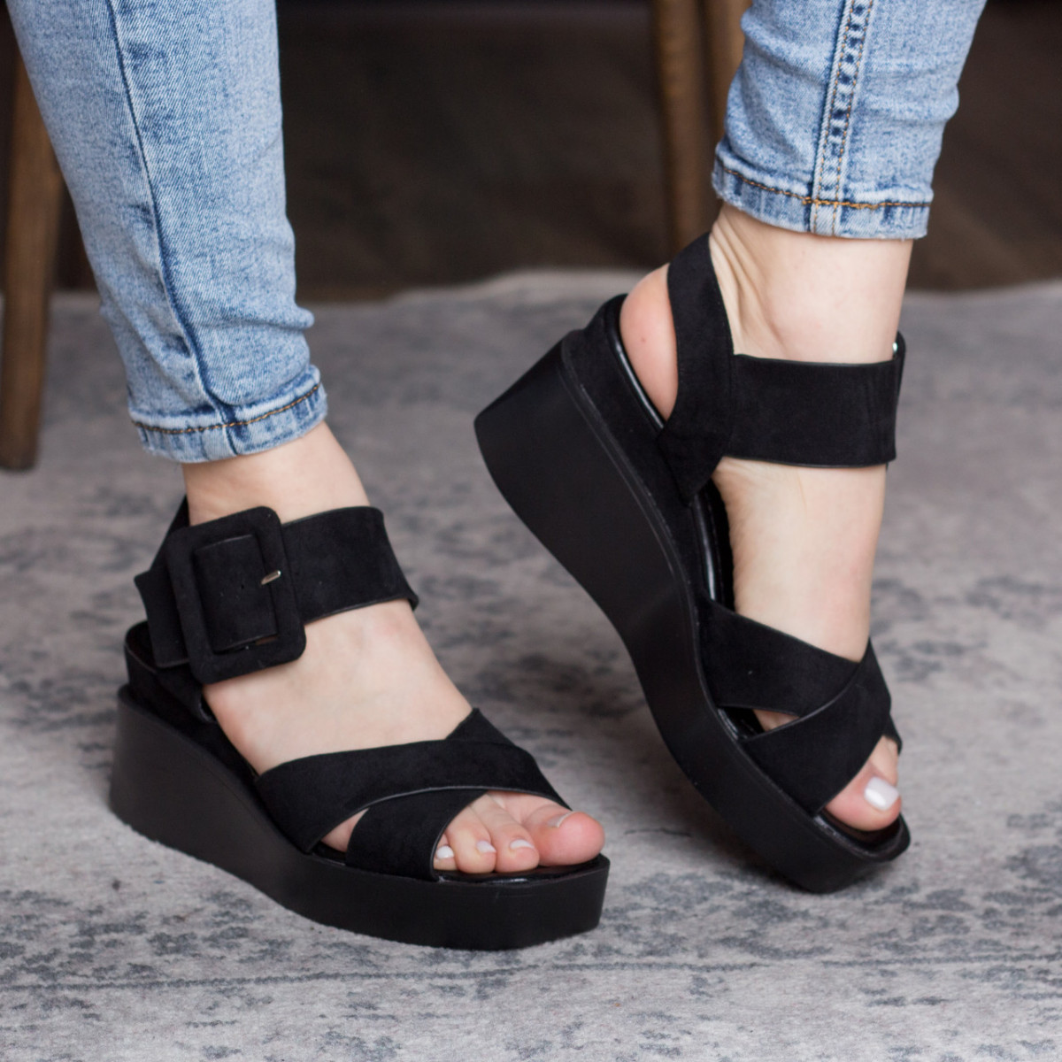 

Женские босоножки Shoes Randy 2786 36 размер 23.5 см Черный