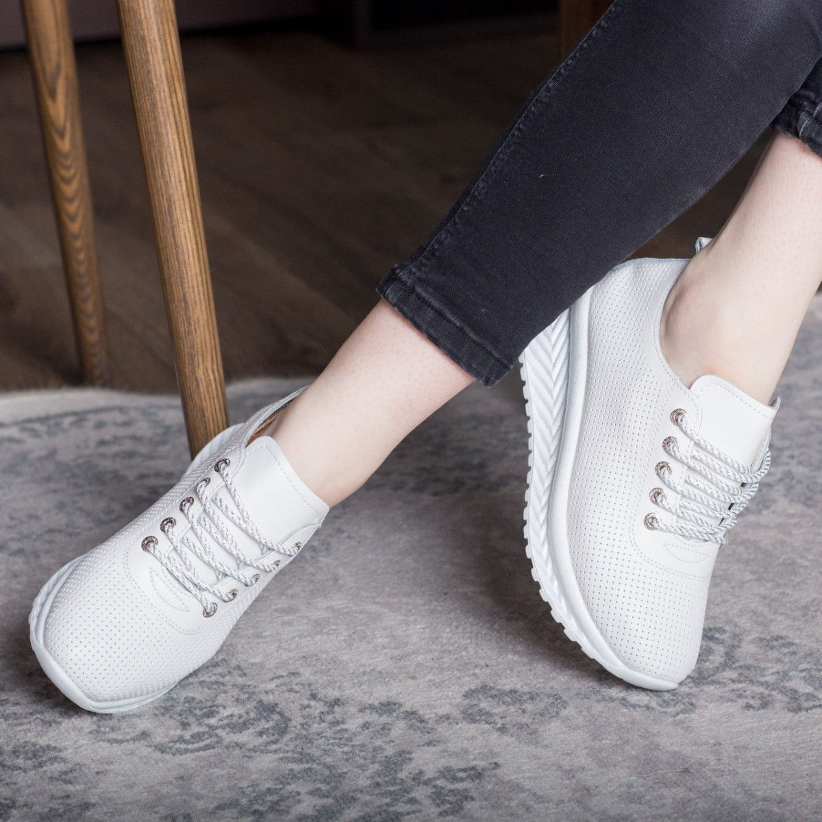 

Кроссовки женские Shoes Eaton 2768 36 размер 23.5 см Белый