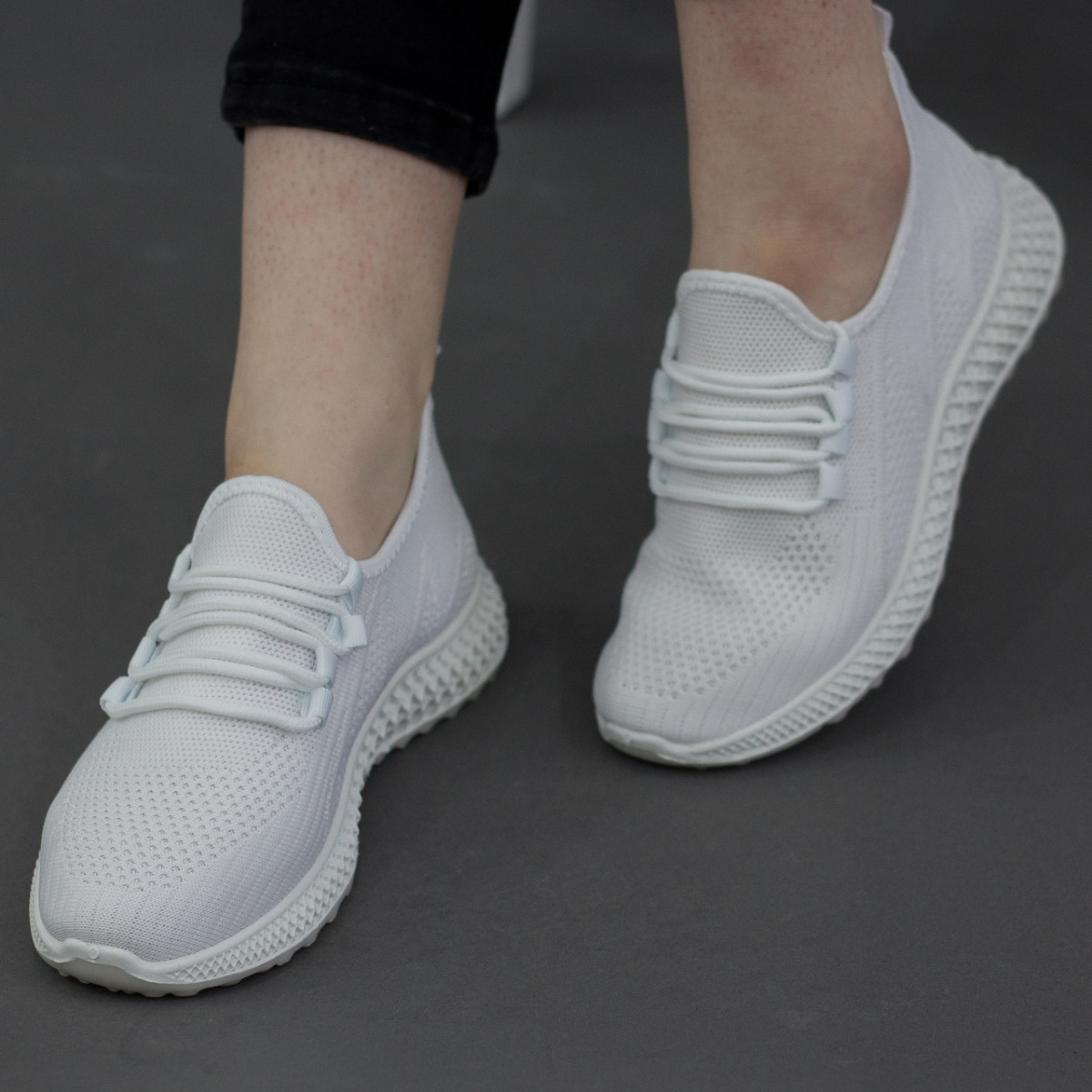 

Кроссовки женские Shoes Estelle 2781 37 размер 23.5 см Белый