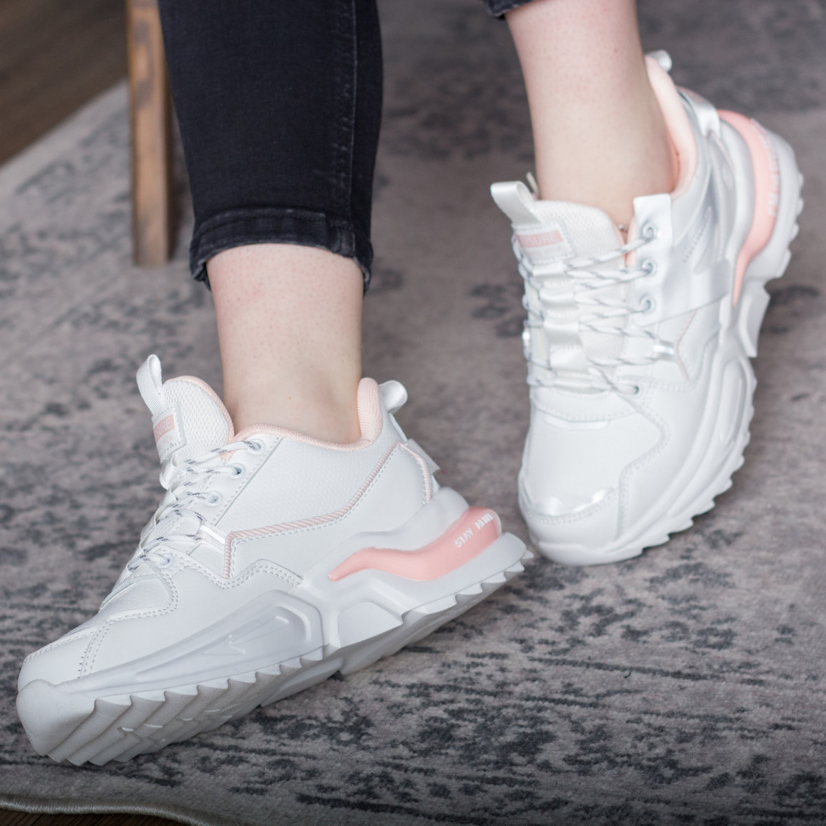

Кроссовки женские Shoes Quana 2698 38 размер 24.5 см Белый