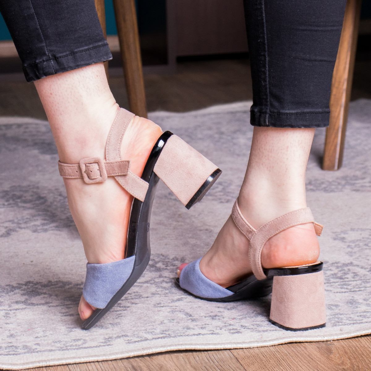 

Женские босоножки Shoes Kadi 2712 38 размер 24.5 см Голубой