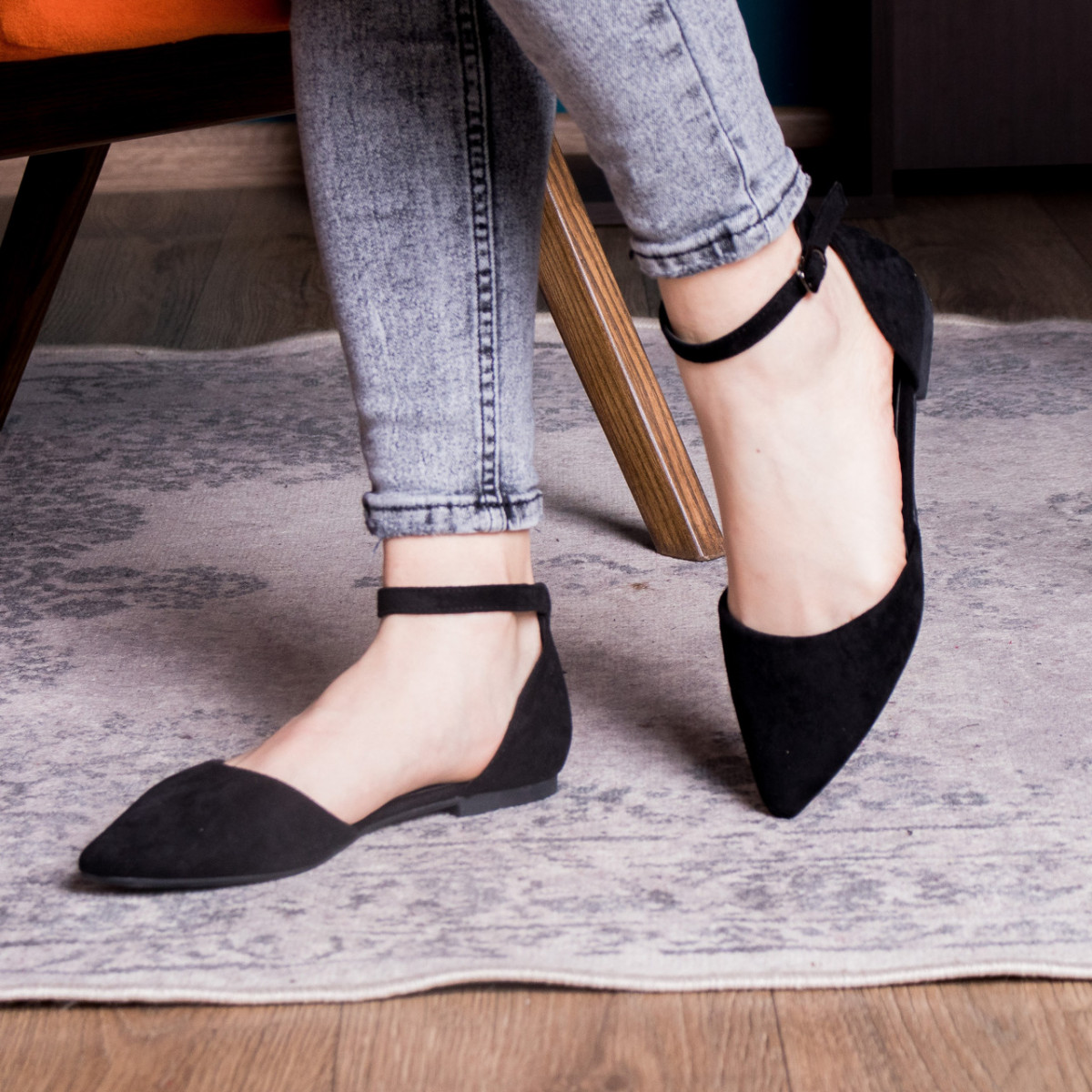 

Туфли женские Shoes Gabbie 2807 38 размер 24.5 см Черный