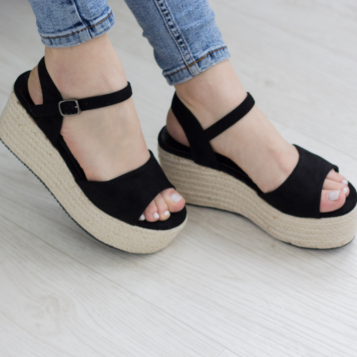 

Женские босоножки Shoes Usako 2679 36 размер 23.5 см Черный