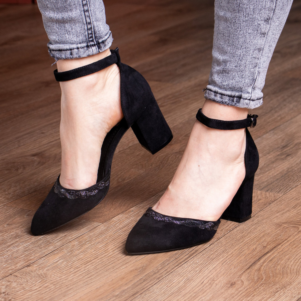 

Туфли женские Shoes Quo 2691 37 размер 24 см Черный