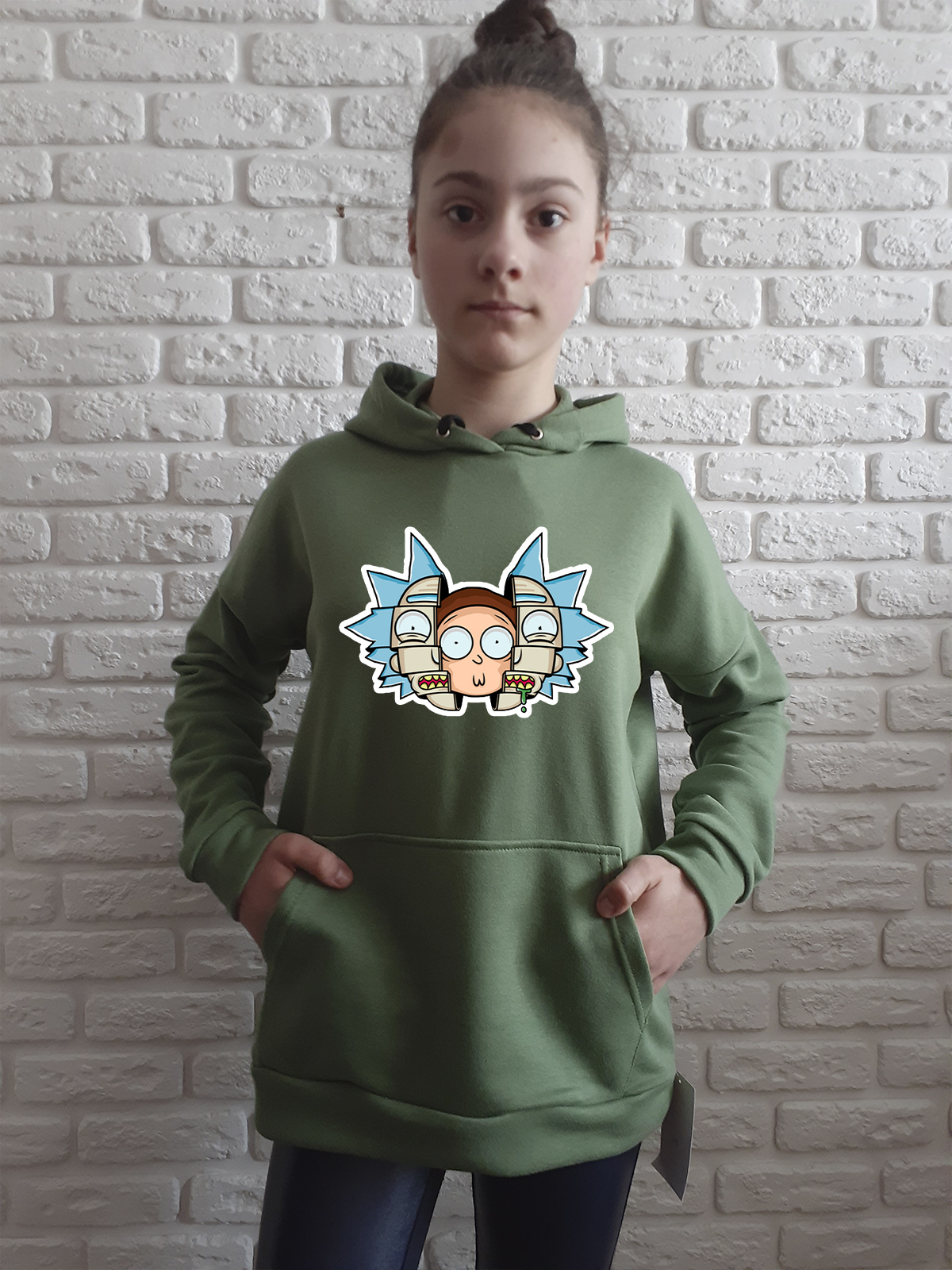 

Худи для девочек ArtSvet Рик и Морти (Rick and Morty) Зеленый 152 см NWRMSR