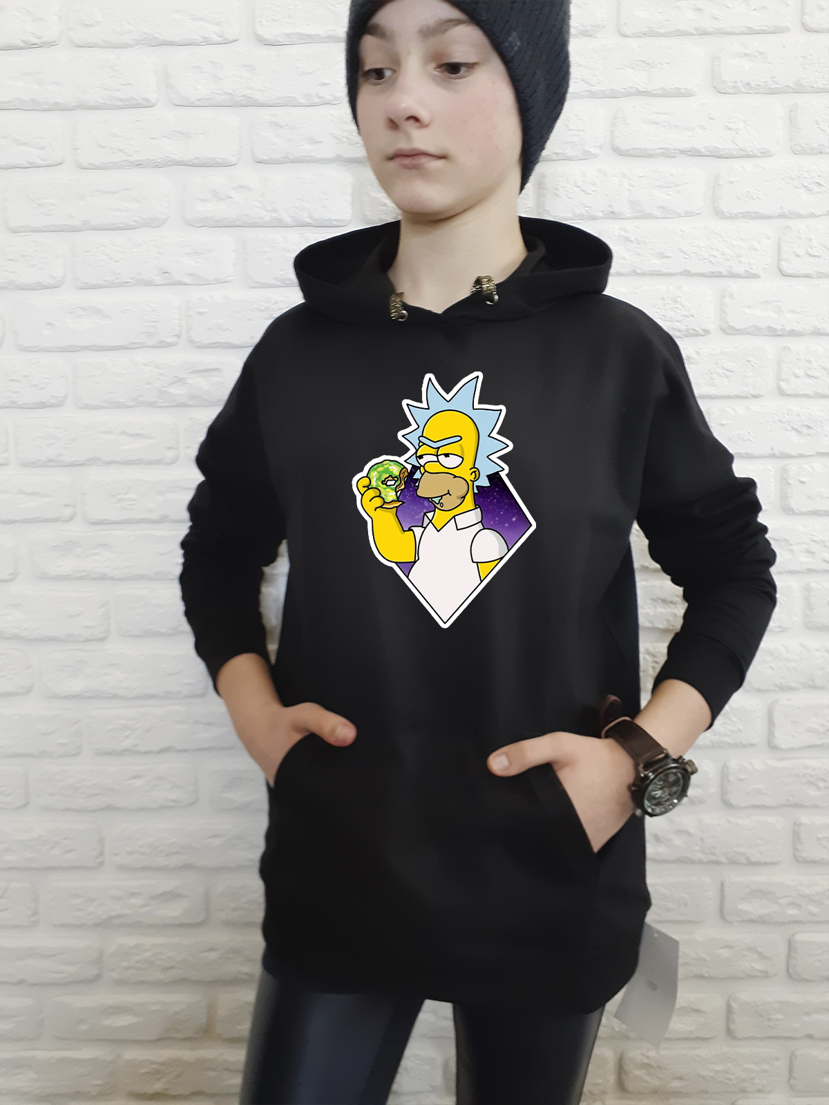 

Худи для девочек ArtSvet Рик и Морти (Rick and Morty) Черная 158 см NWR1MCH