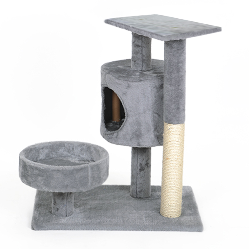 

Когтеточка-домик для кота Hoopet 14T0055MZ Grey
