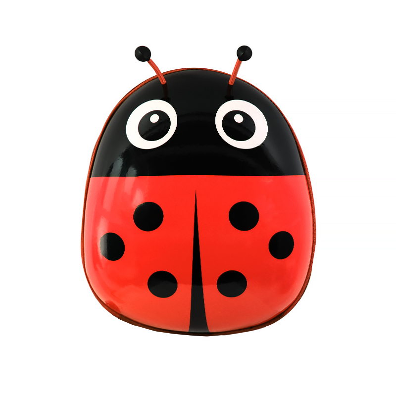 

Детский рюкзак с твердым корпусом Lesko 229 Ladybug Red дошкольный