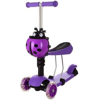 

Самокат iTRIKE MAXI 2в1 JR 3-016 фиолетовый
