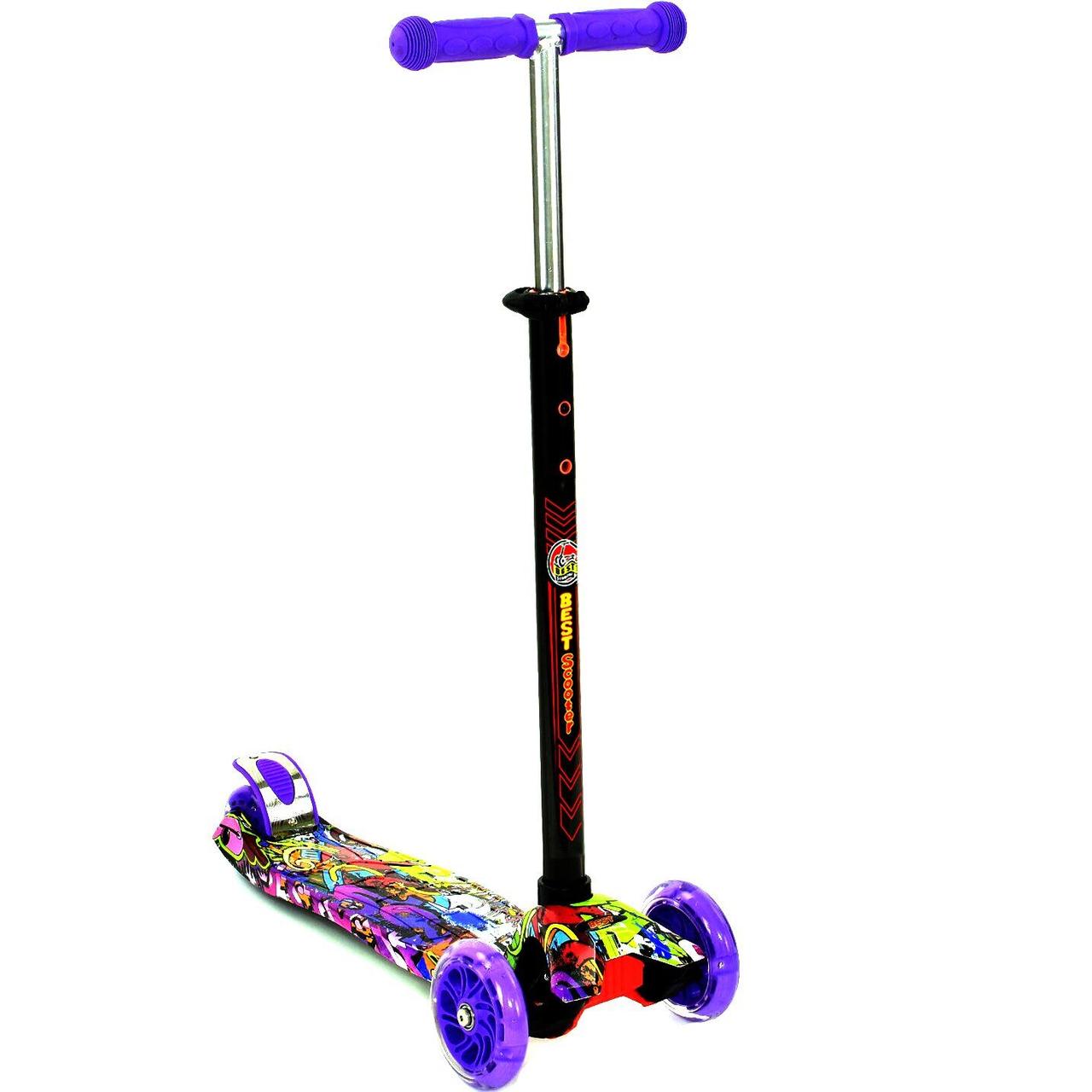 

Трехколесный самокат Best Scooter MAXI Фиолеттовий (А24646 / 779-1390)